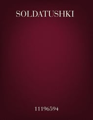 Soldatushki ( Soldiers) TTBB choral sheet music cover Thumbnail